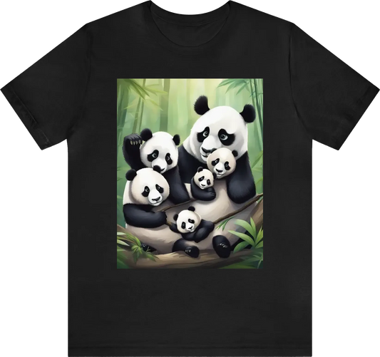 Family of pandas