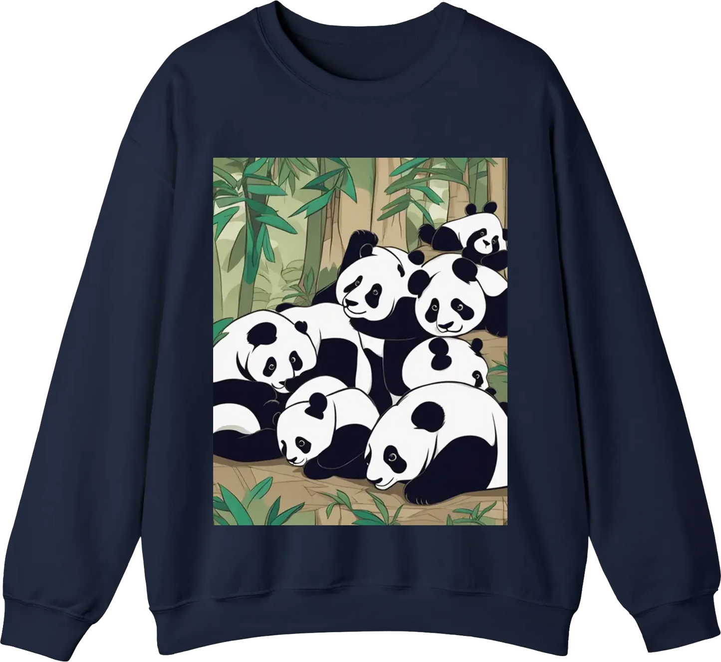 Family of pandas