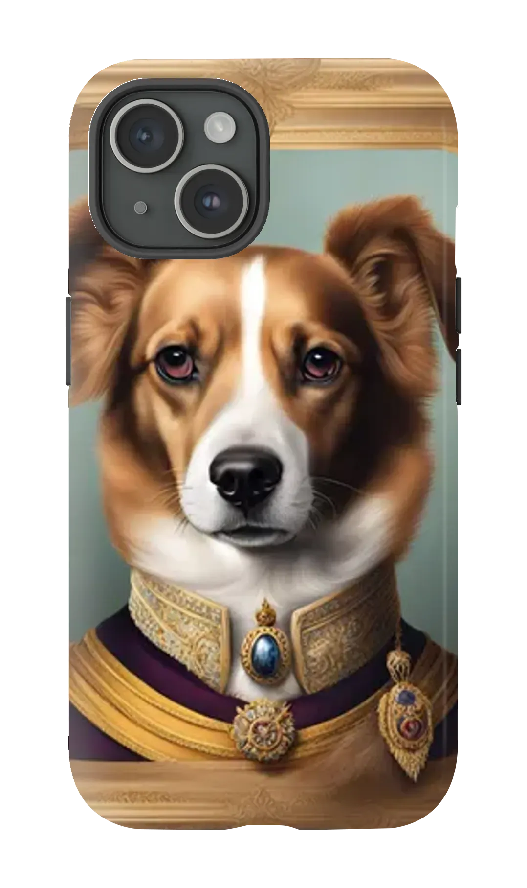 Dog royal portrait