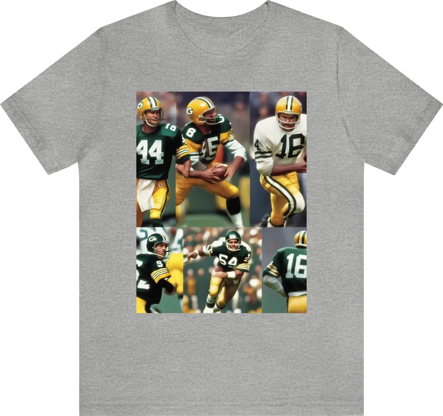 No. 3 for Tony Canadeo No. 4 for Brett Favre No. 14 for Don Hutson No. 15 for Bart Starr No. 66 for Ray Nitschke No. 92 for Reggie White