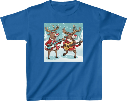 "Reindeer rock band: Jingle Bell Rockstars!"