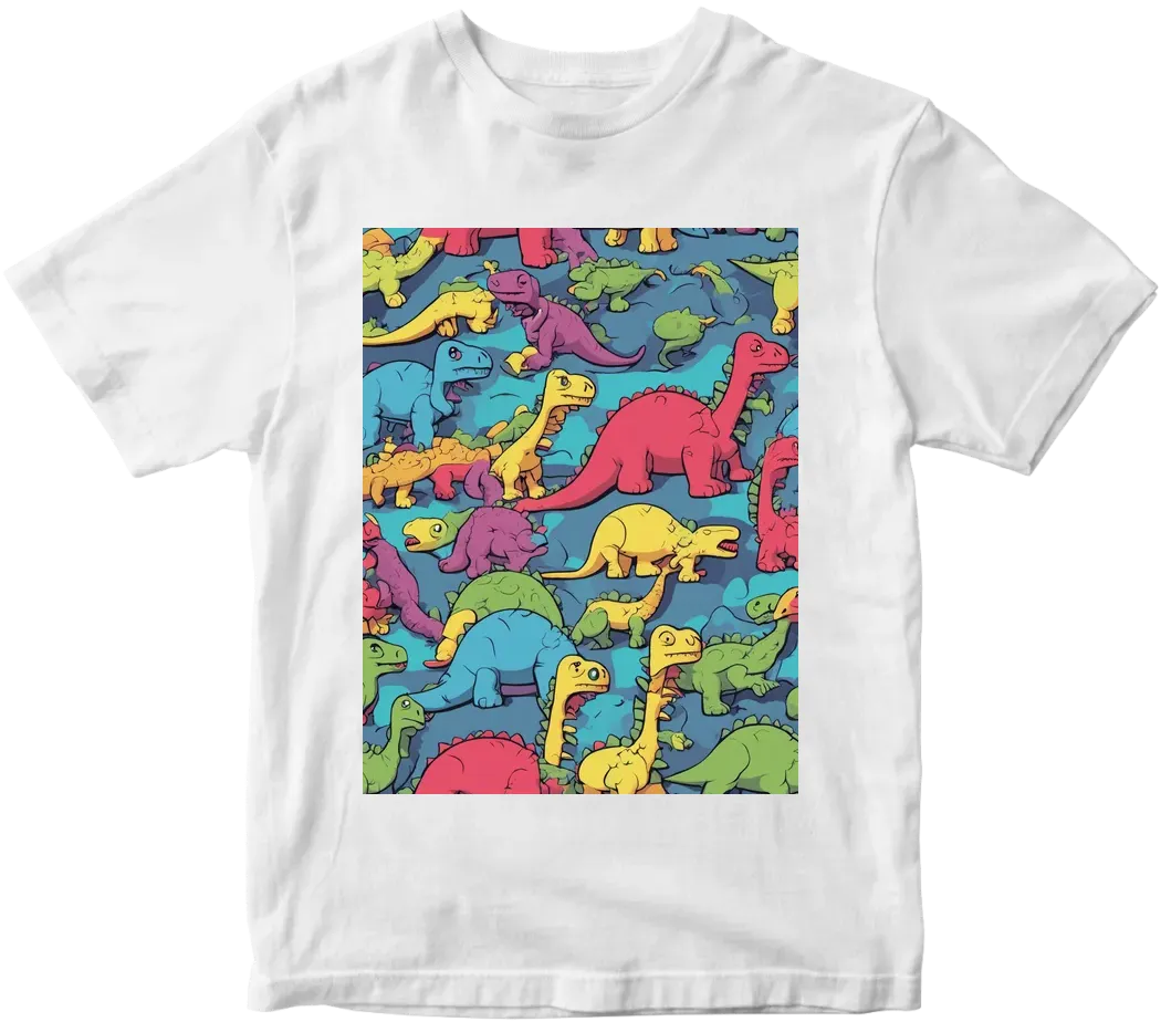 Dinosaur kaws style