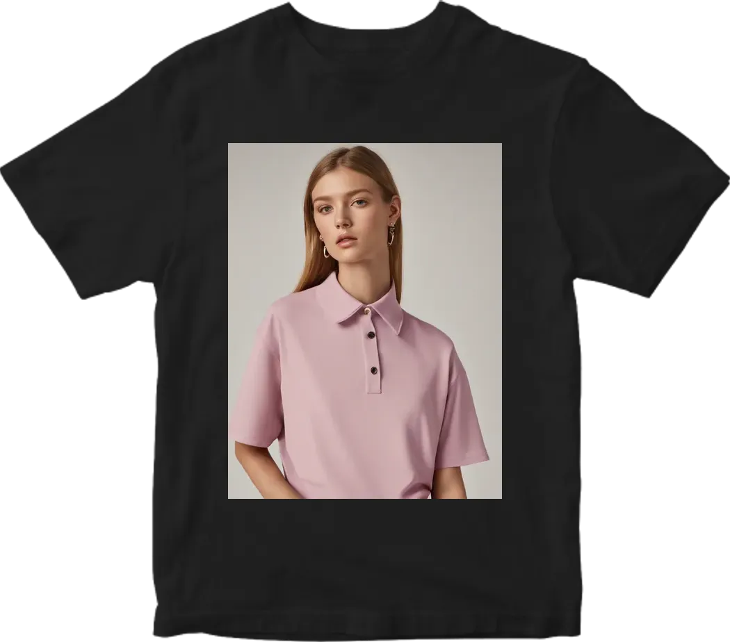 T-shirt with collar