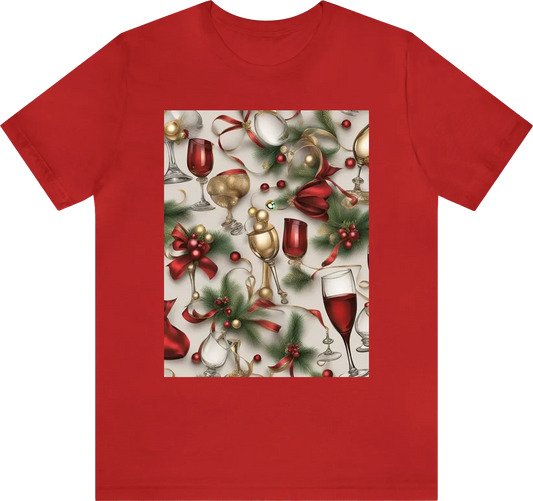 "Jingle bells and wine glasses."