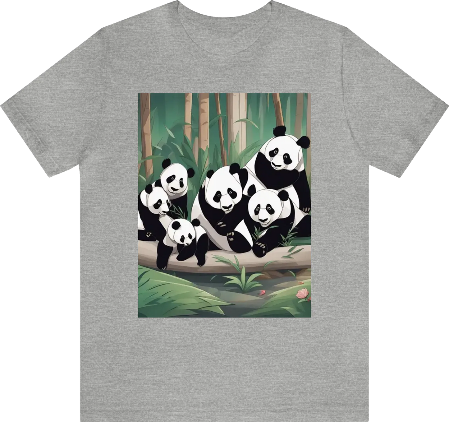 Family of pandas