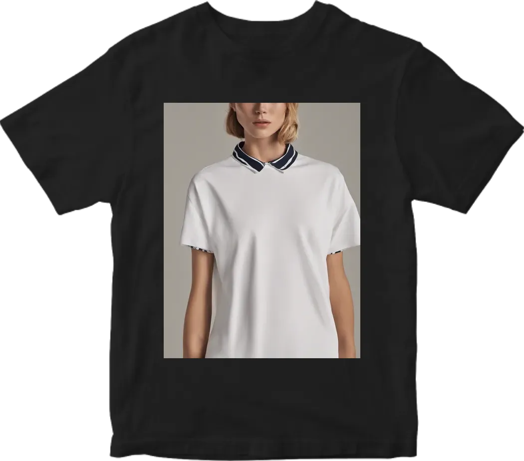 T-shirt with collar