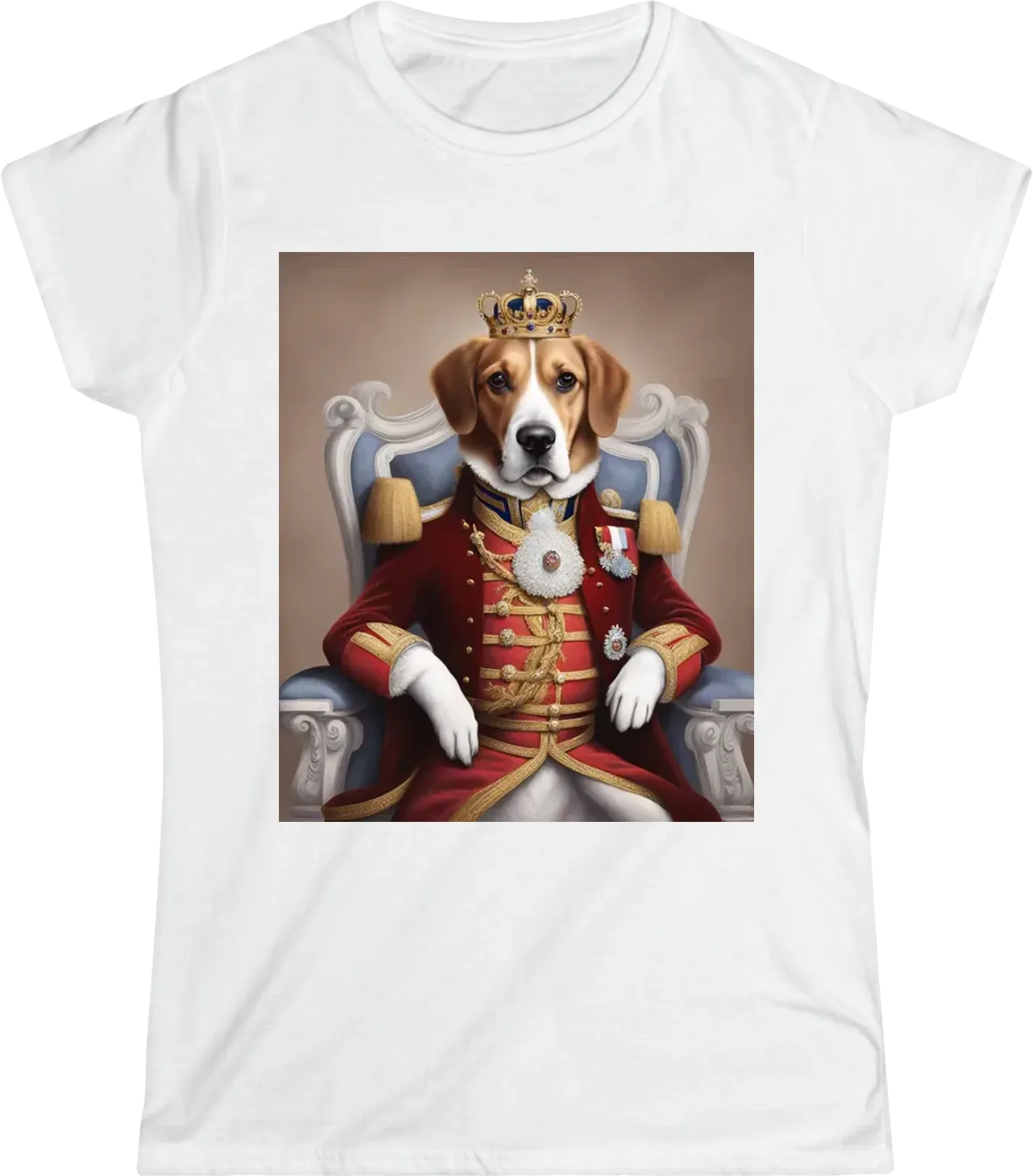 Dog royal portrait