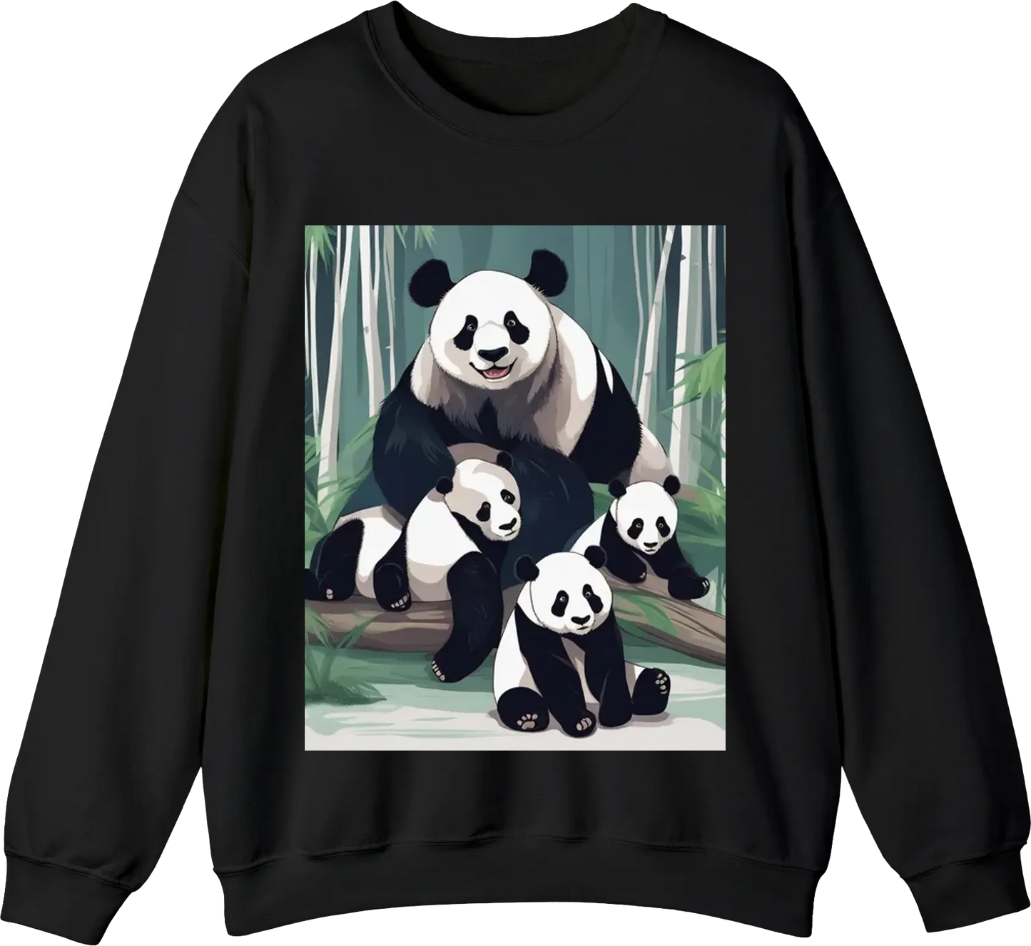 Family of pandas