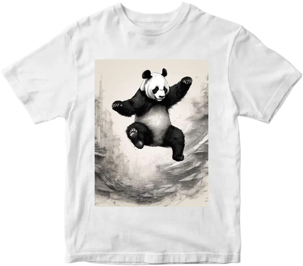 Panda jumping