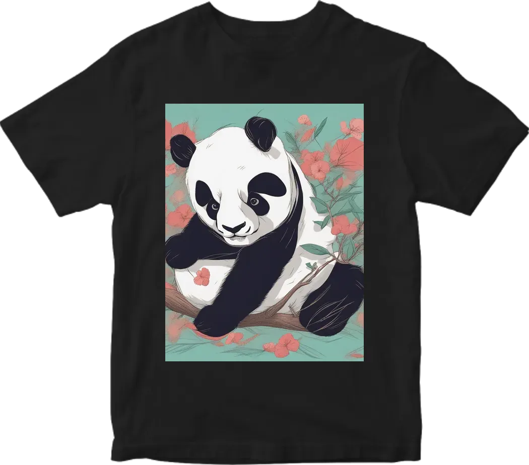 Panda on back