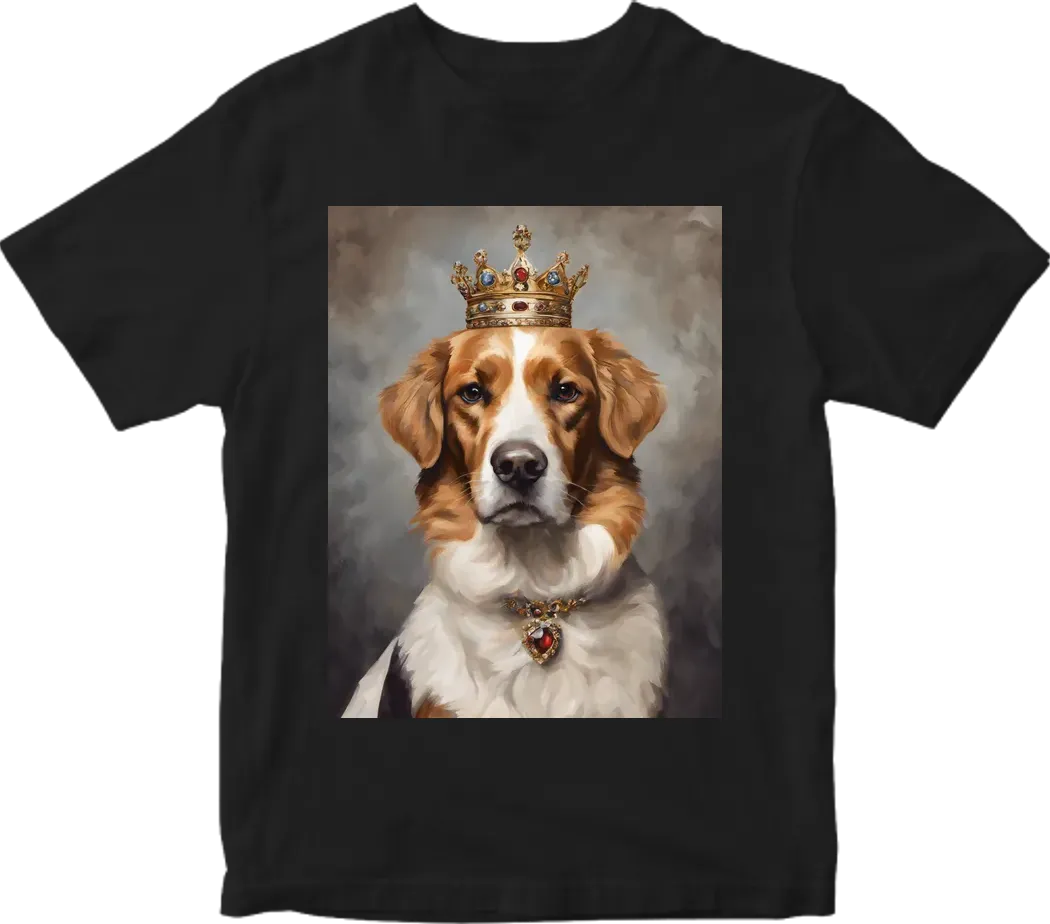 Royal dog portrait