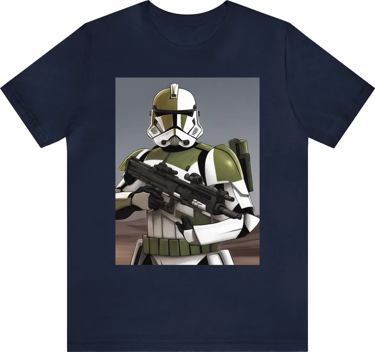 Clone trooper with military color