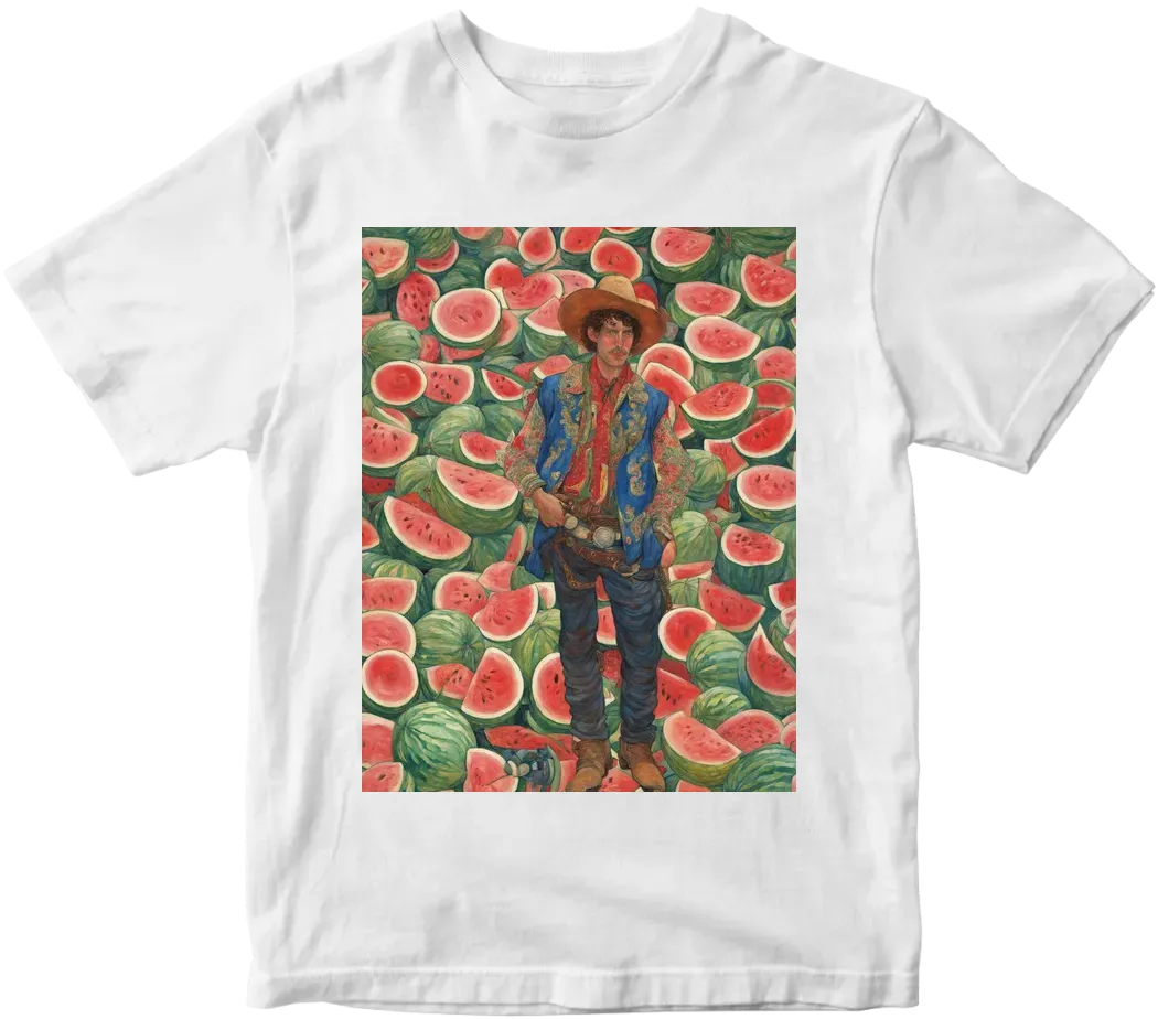 Cowboys with watermelones