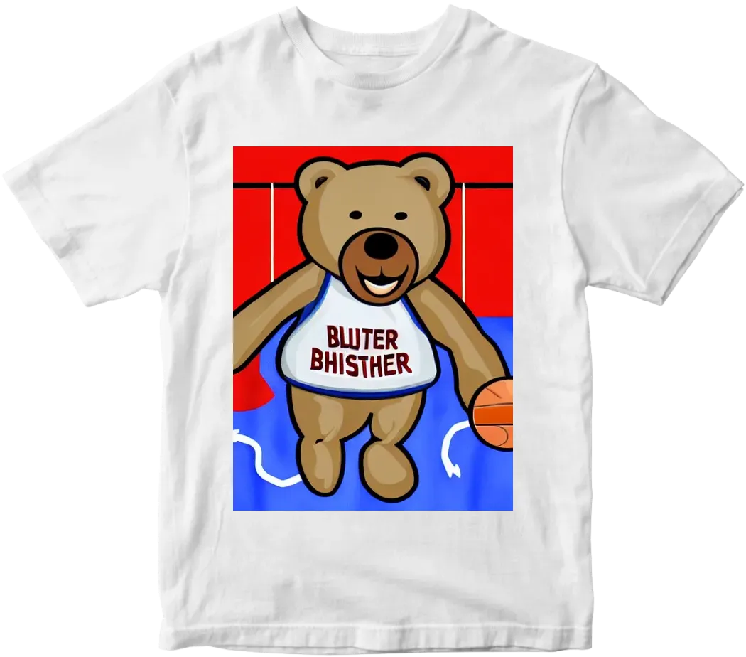 Gangster basketball teddy bear basketball cartoon stitches – Artificial ...