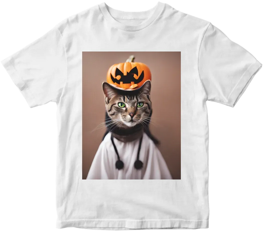 Cat in Halloween costume