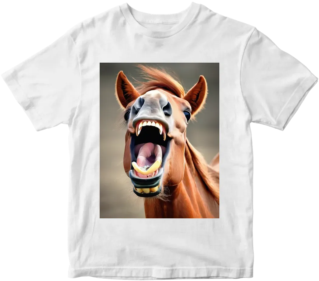 Laughing horse