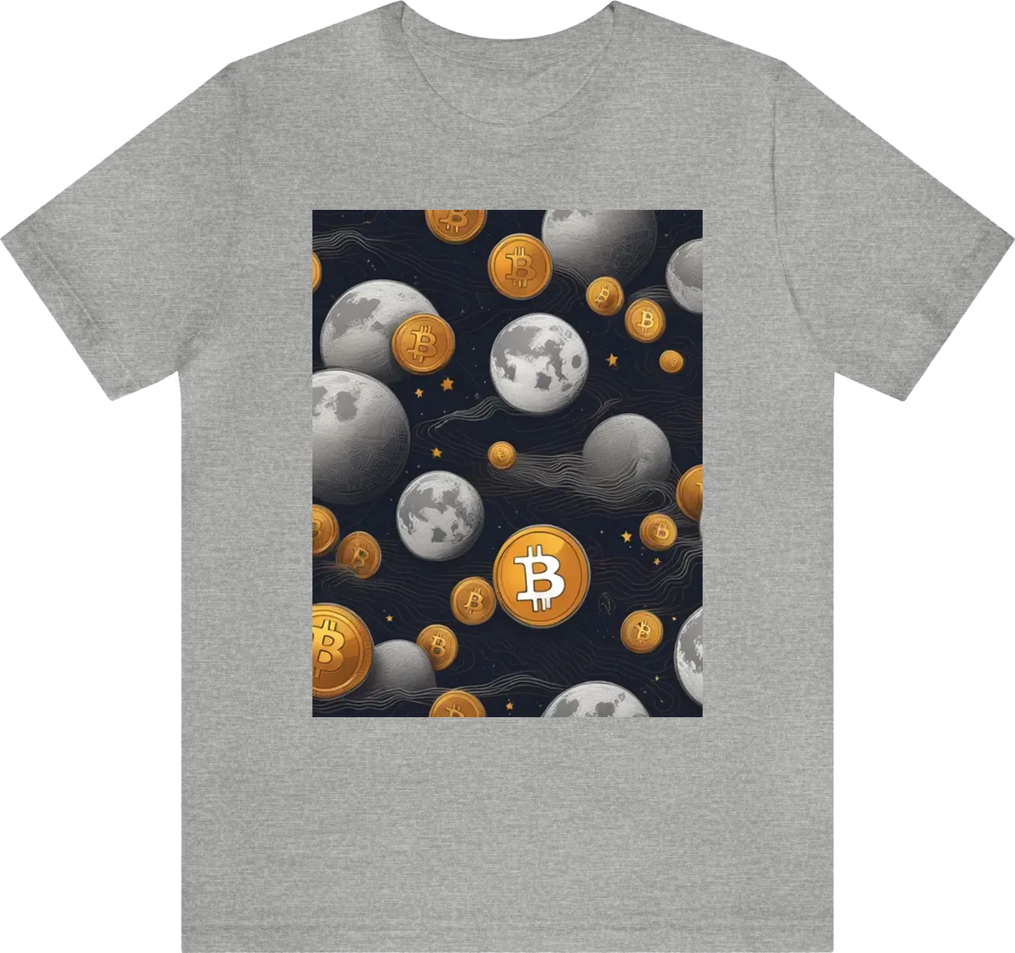 Bitcoin design to the moon