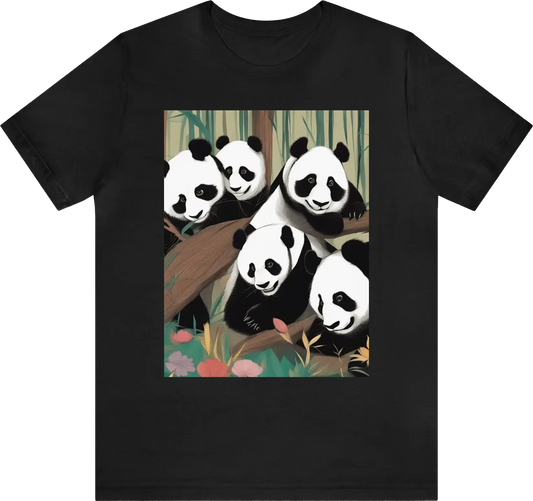 Family of pandas