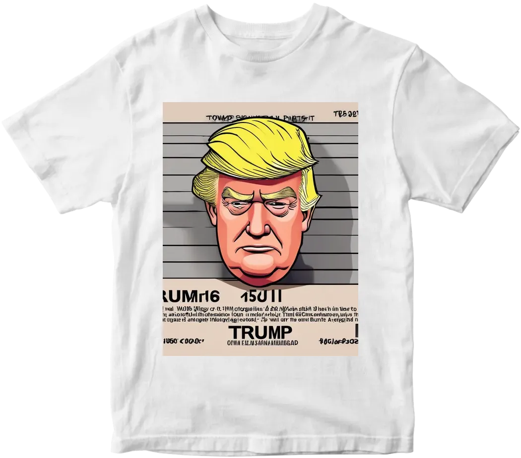 Trump mugshot cartoon – Artificial Printer