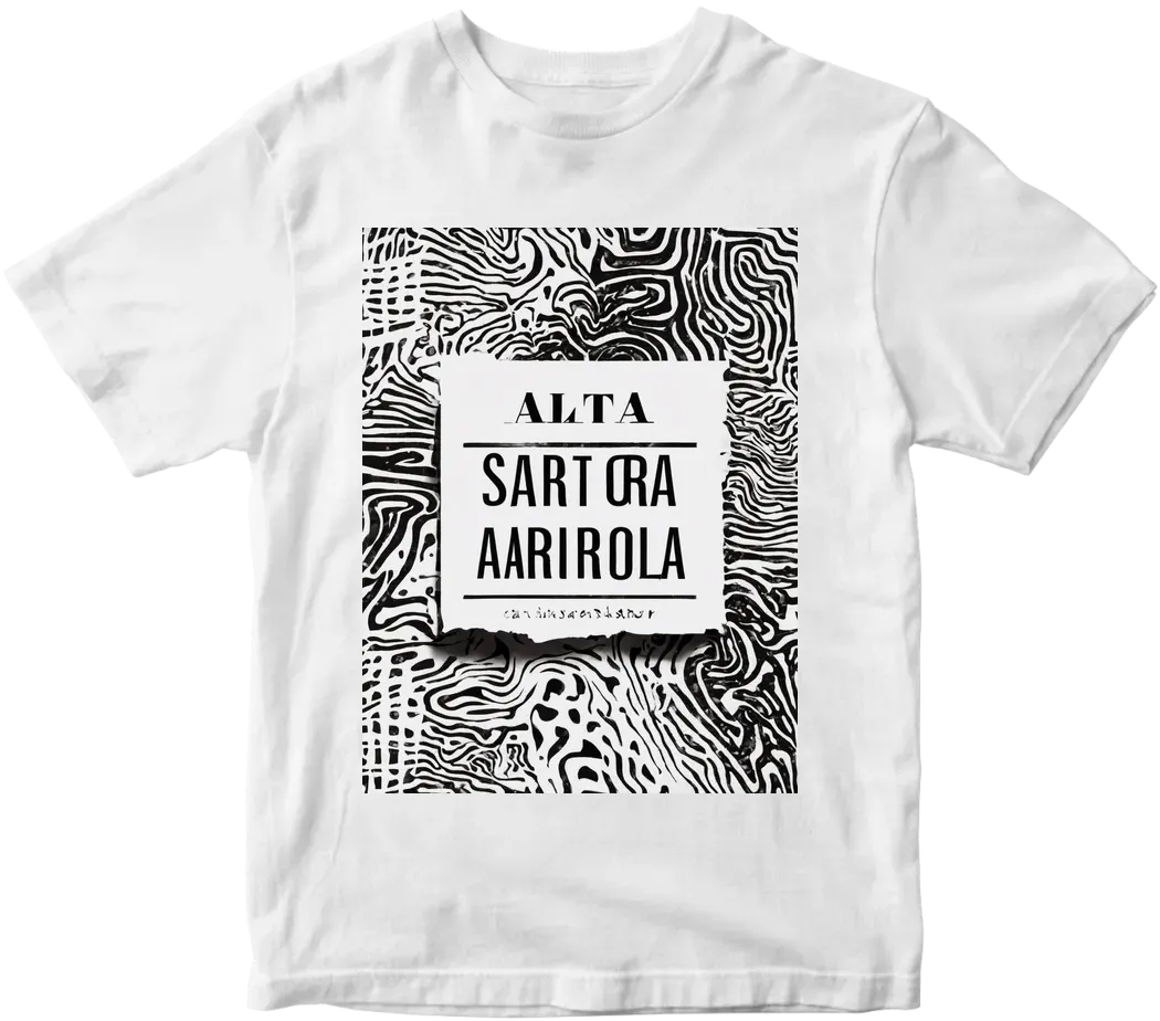 Black and white abstract square with text "Alta Sartoria"