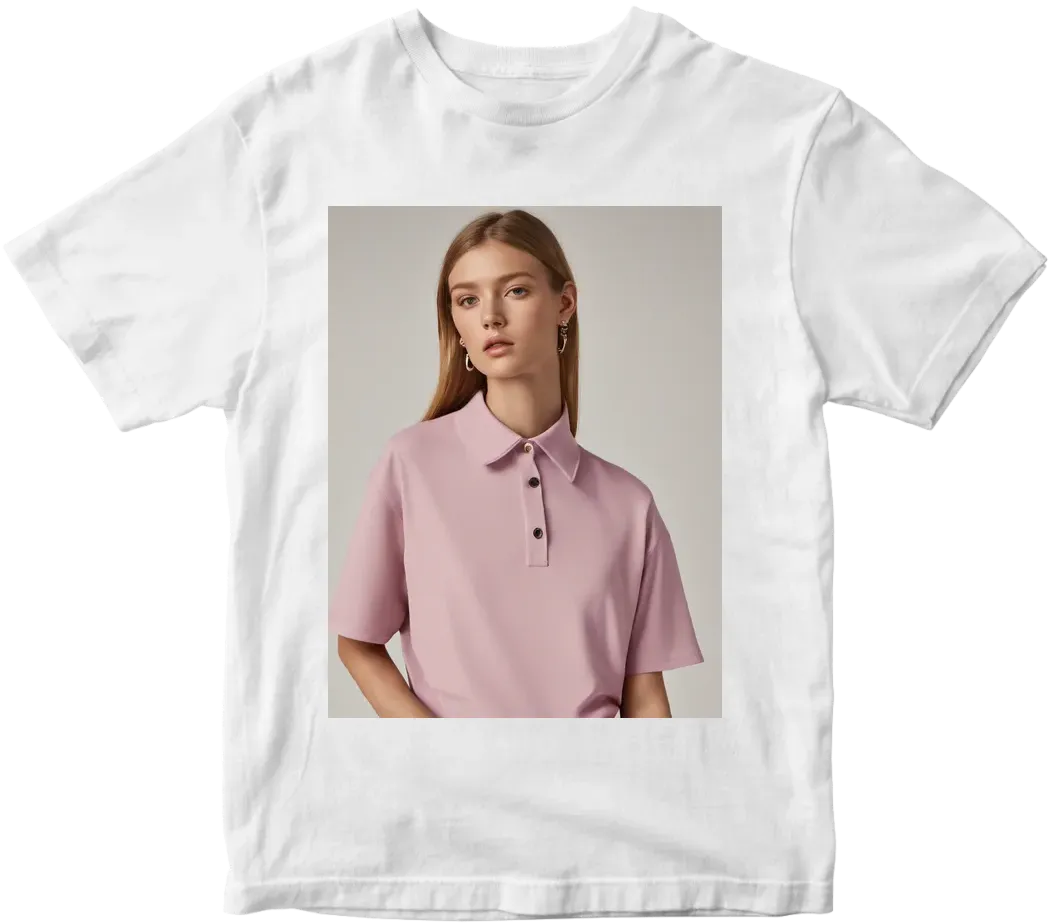 T-shirt with collar