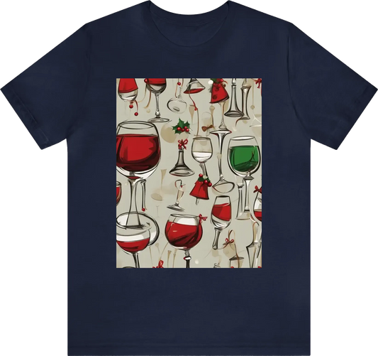 "Jingle bells and wine glasses."