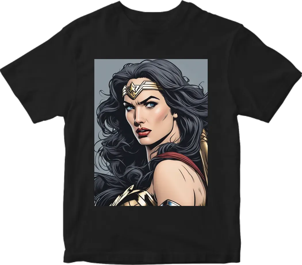 Wonder Woman face closeup