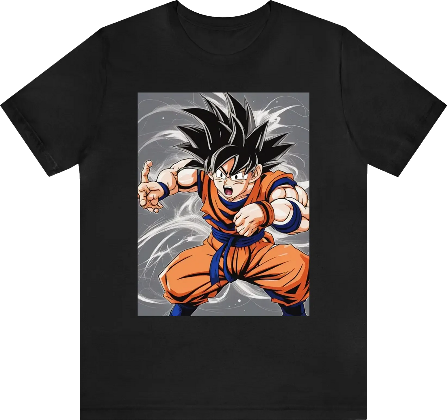 Goku fighting