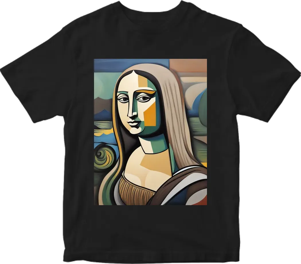 Picasso inspired mona lisa