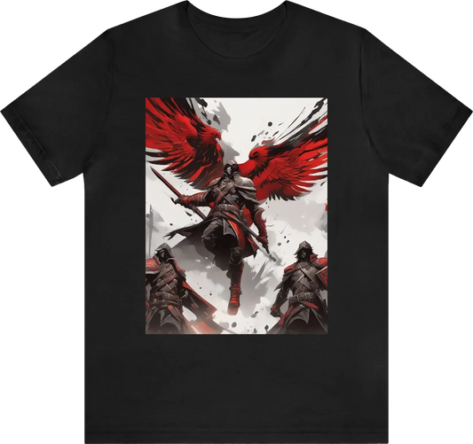 Albanian illyrian warrior red and black two headed eagle