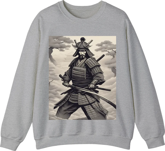 Samurai with two katanas