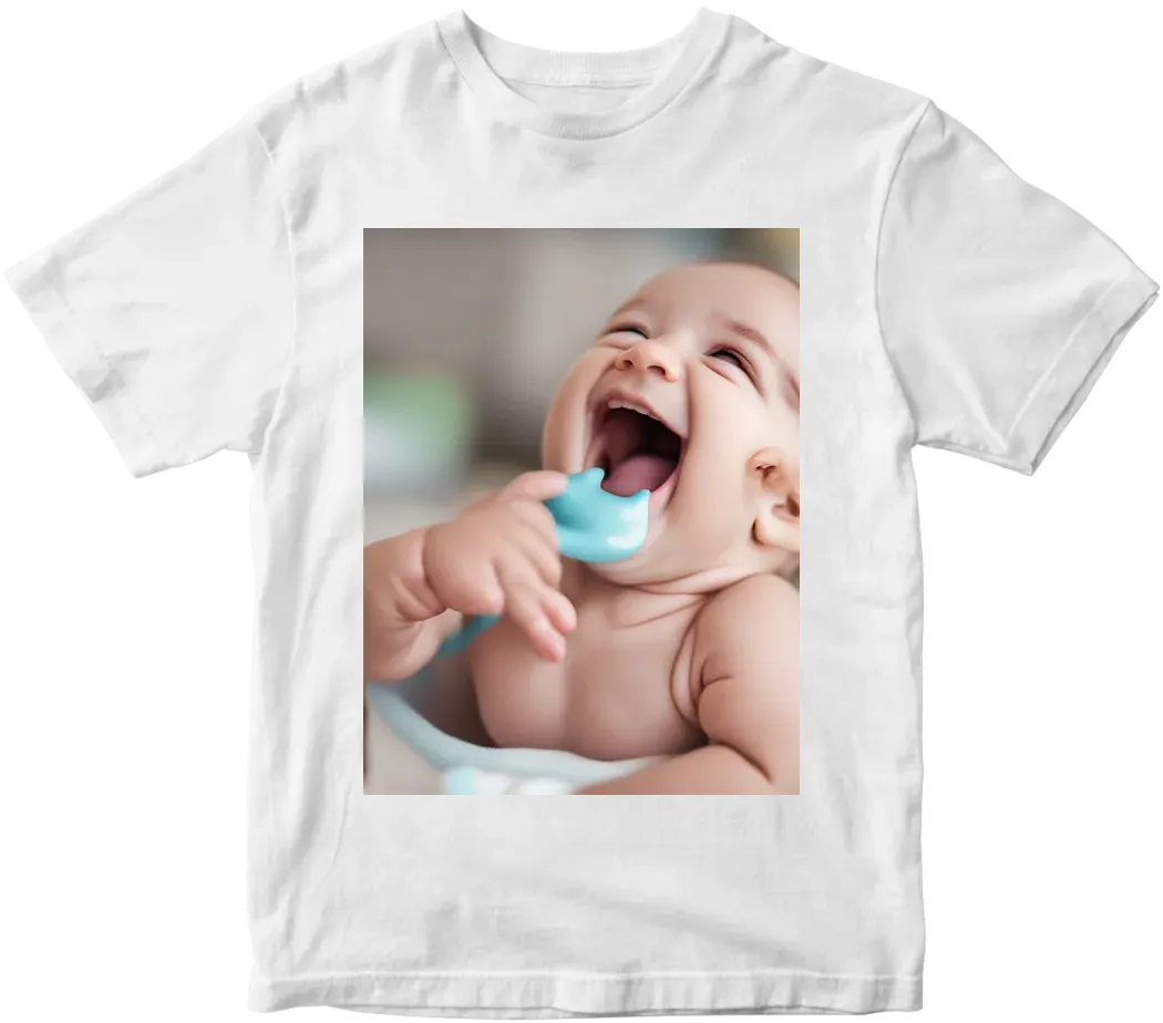 Baby laughing