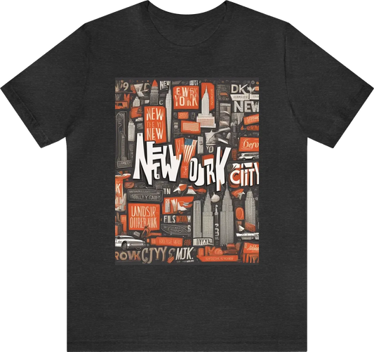 Letters, text, font "New York City"