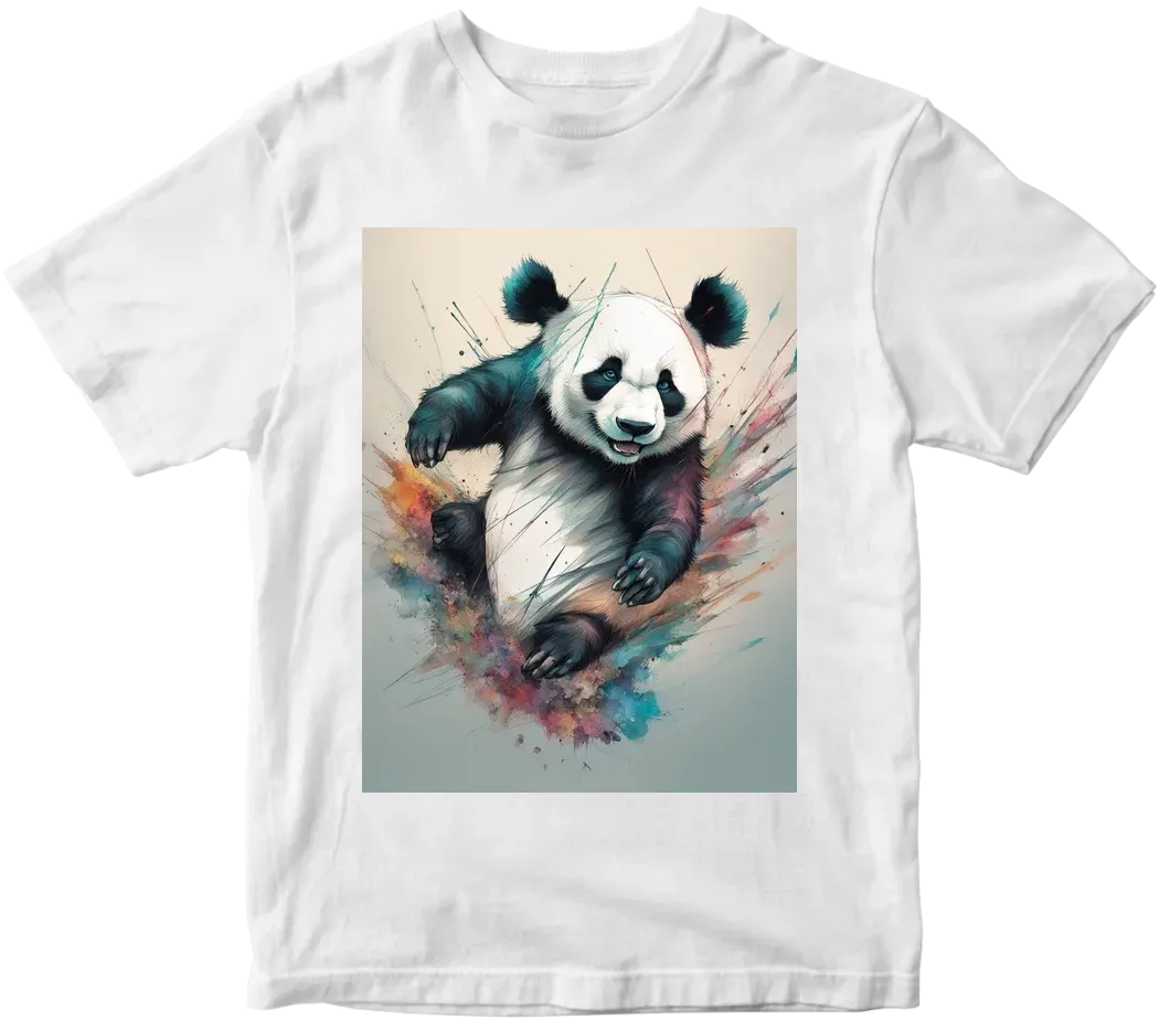 Panda jumping