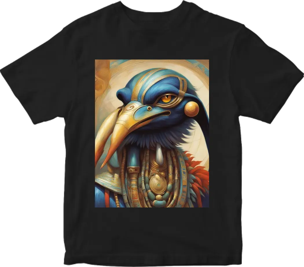 Thoth the atlantian with missing teeth and broken beak