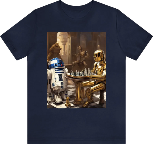 R2-d2 playing chess with c3po