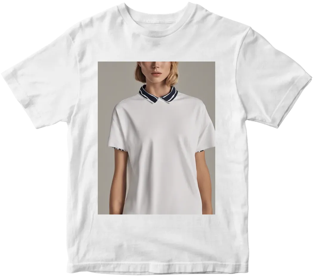 T-shirt with collar