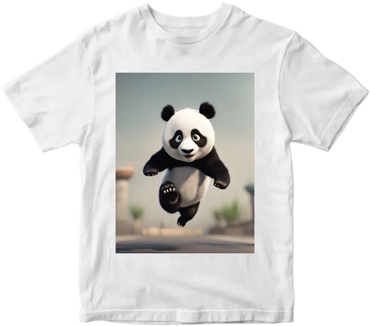 Panda jumping