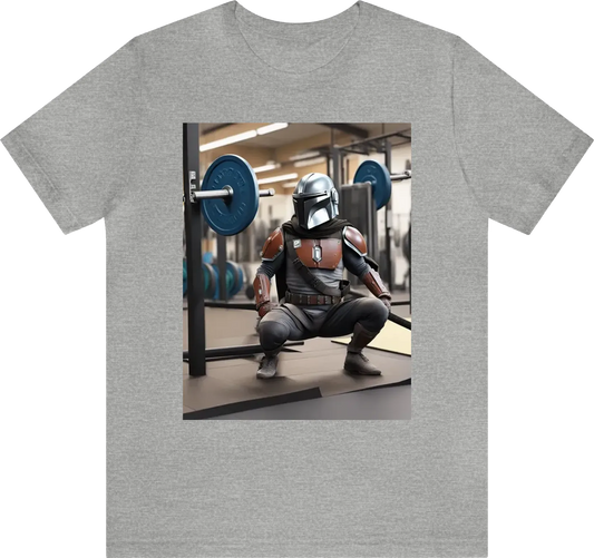 Mandalorian doing crossfit