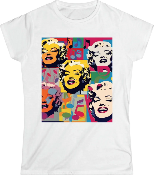 Marilyn monroe andy warhol and musical notes