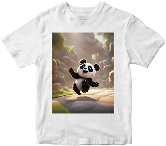 Panda jumping