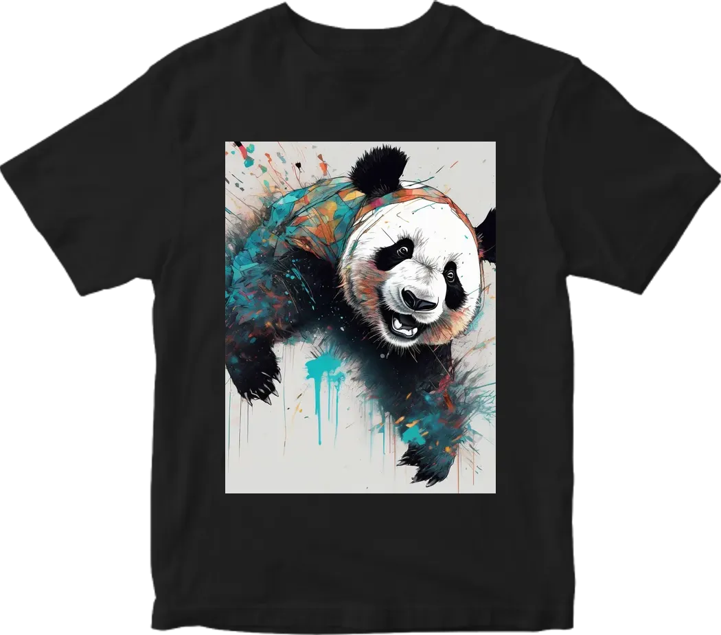 Panda jumping