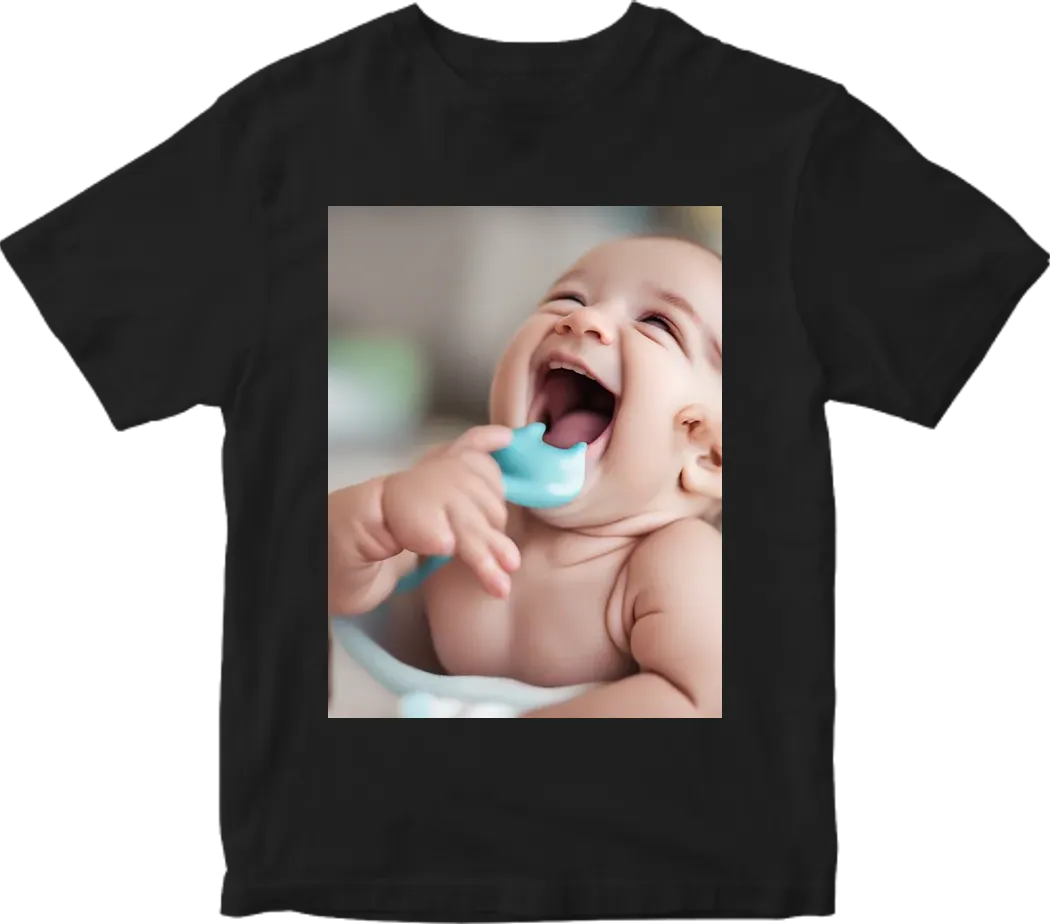 Baby laughing