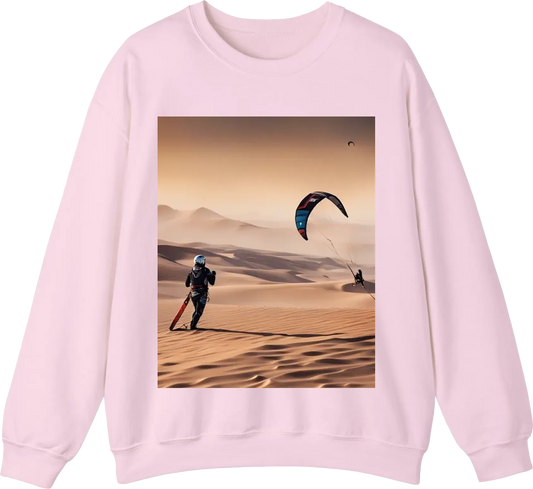 Kitesurfer on another planet