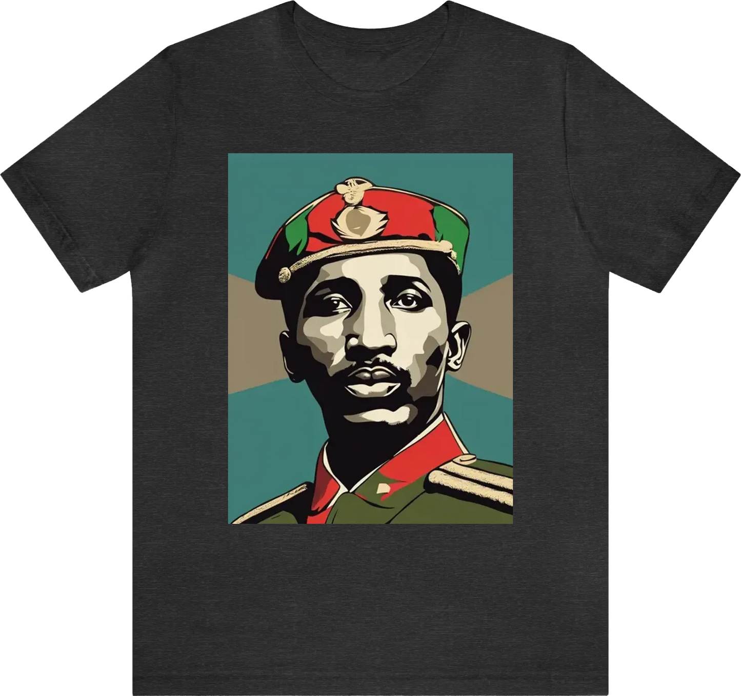 African leader thomas sankara minimalist design pop art