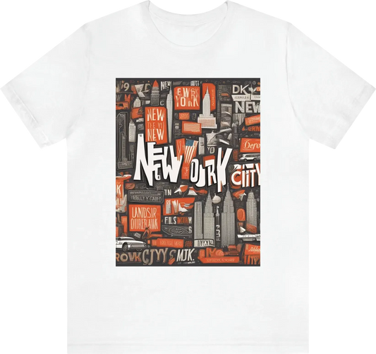 Letters, text, font "New York City"