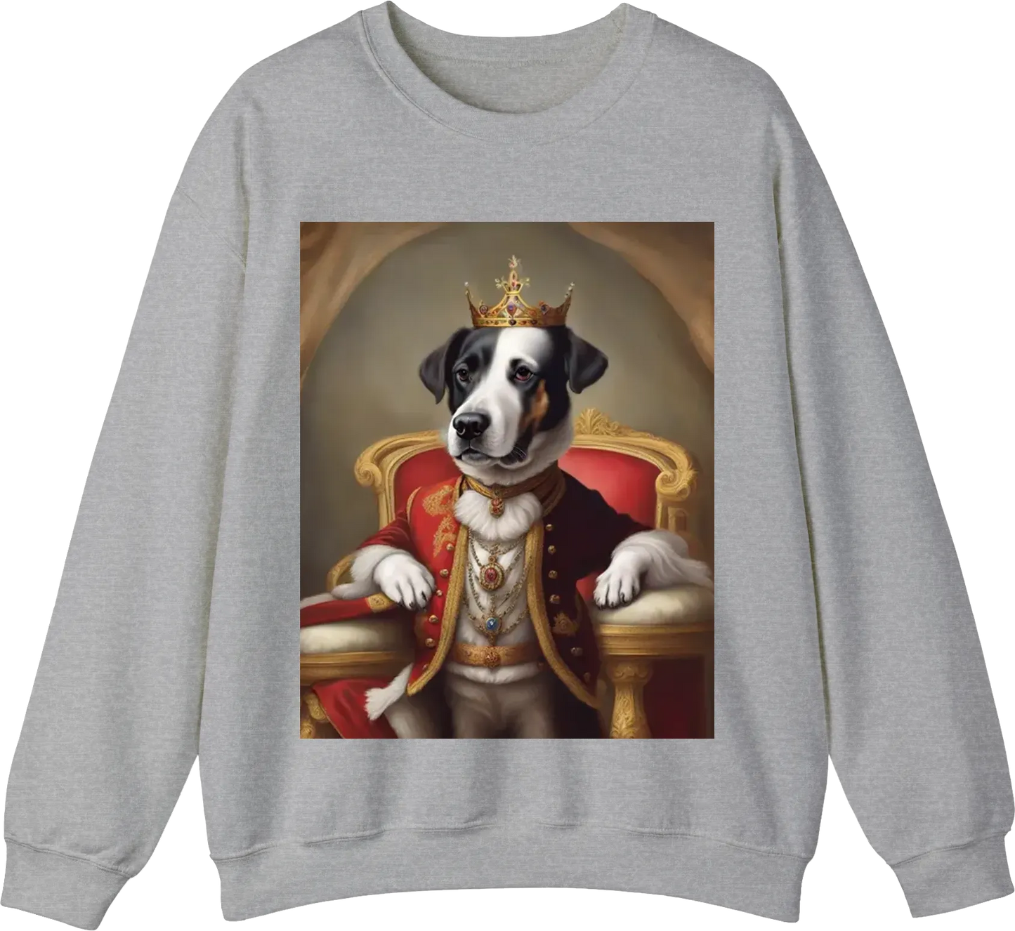 Dog royal portrait