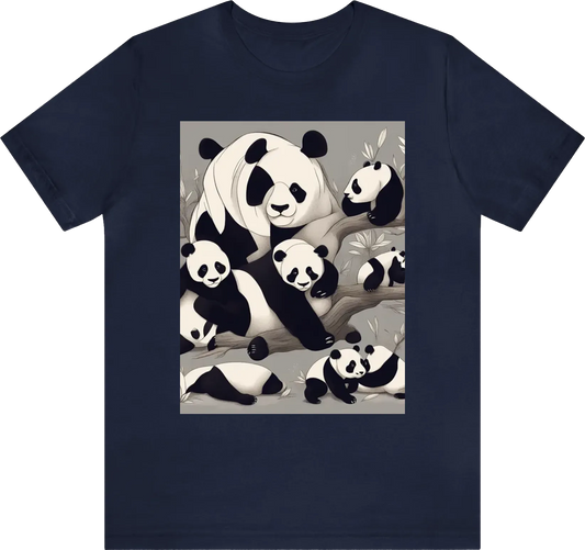 Family of pandas