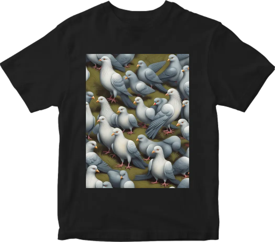 A gang of pigeon mafia