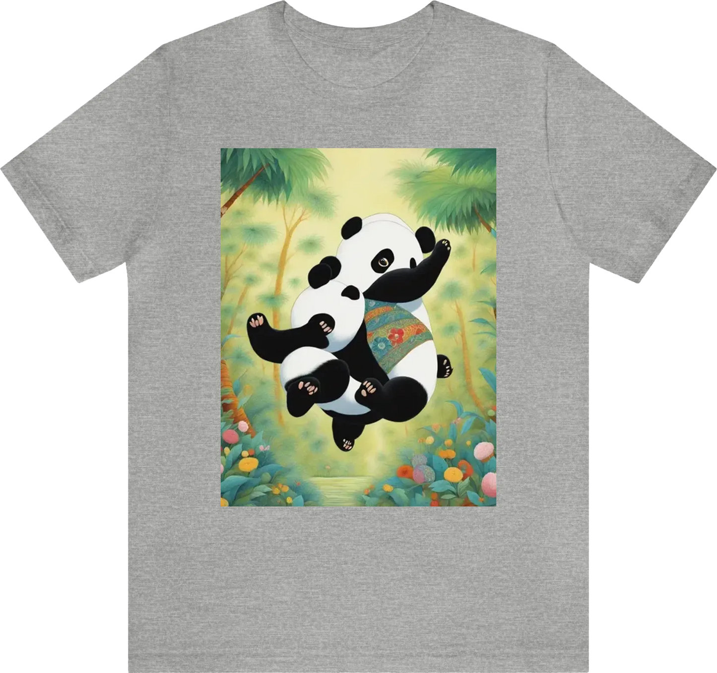 Panda jumping